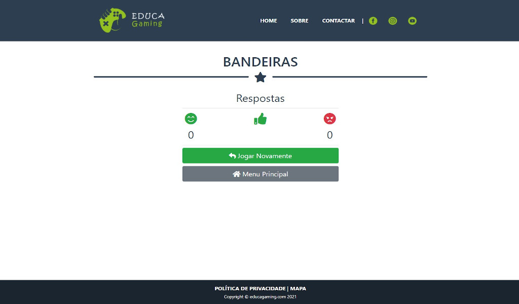 Bandeiras - Jogo Educativo Geografia