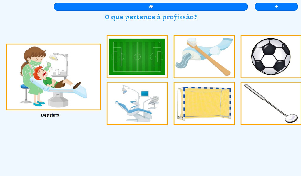 Jogo das Profissões - Jogo Educativo