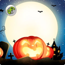 Cores de Halloween: jogo educativo