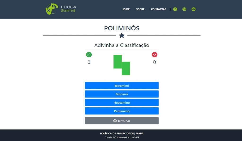 Poliminós - Jogo Educativo