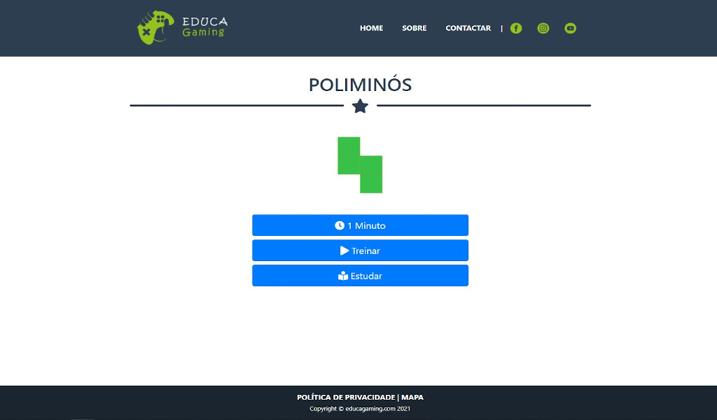 Poliminós - Jogo Educativo