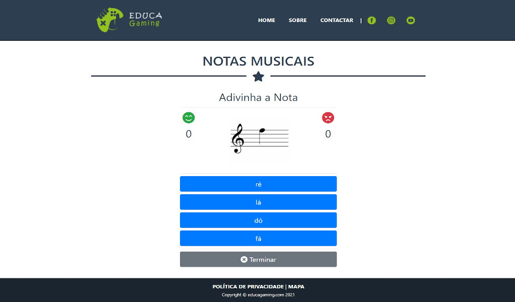 Notas Musicais - Jogo Educativo
